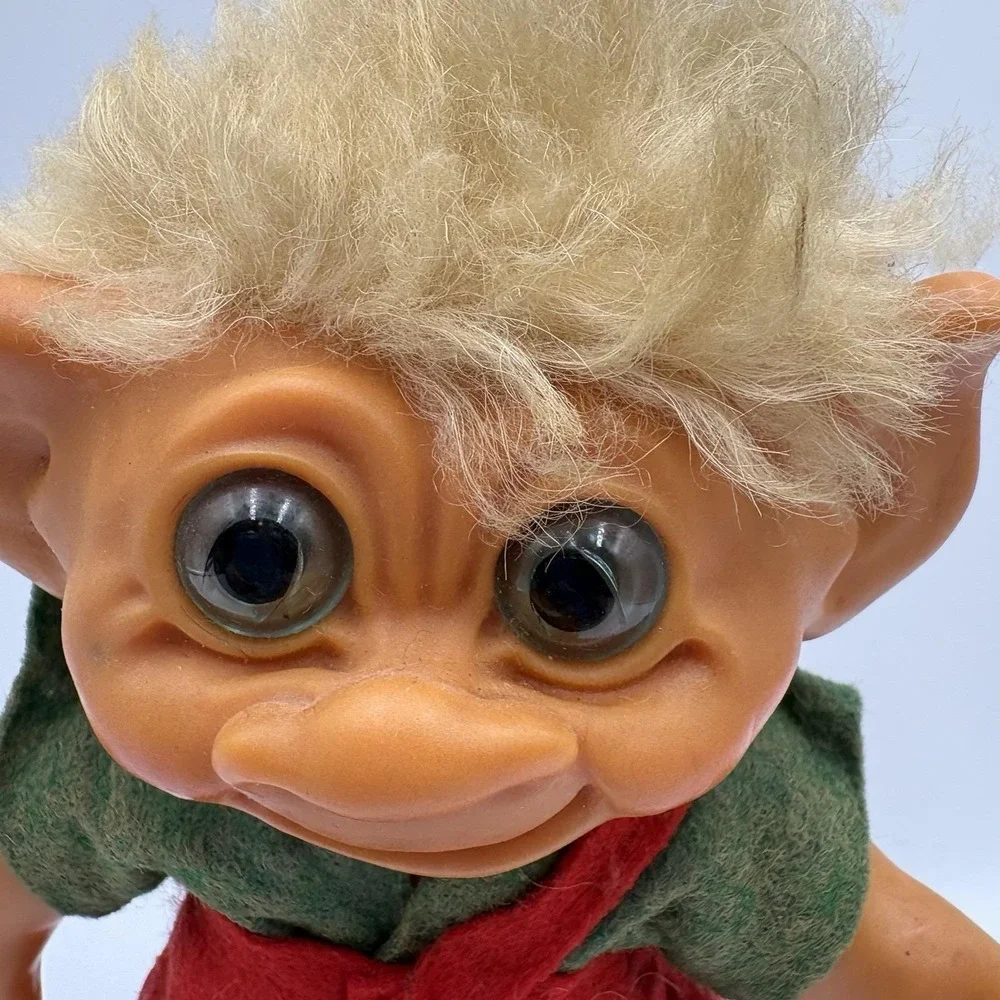 1960's Thomas Dam Original Figurine Troll Doll Bank Toy Coin Savings Denmark